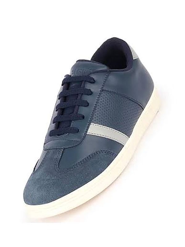 Classic Court Navy Leather Sneakers for men